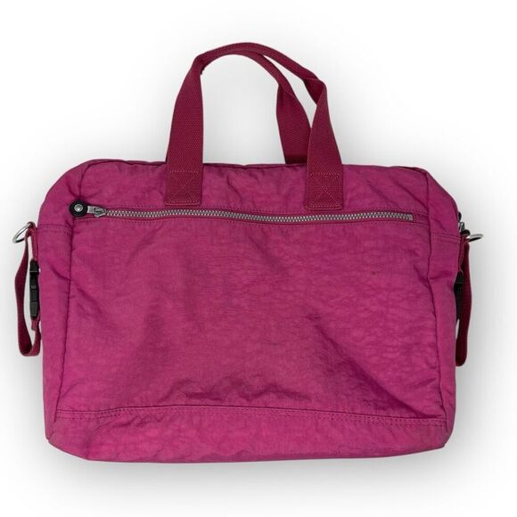 Kipling Large Baby Bag Nylon Very Berry Pink - Picture 2 of 10